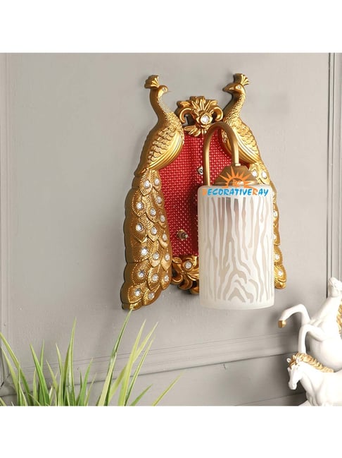 DecorativeRay White & Gold PVC Pipe Wall Light - Set of 1