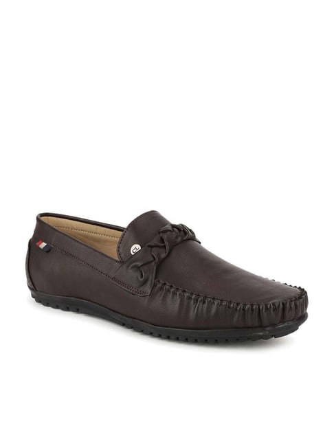 Carlton London Men's Brown Casual Loafers