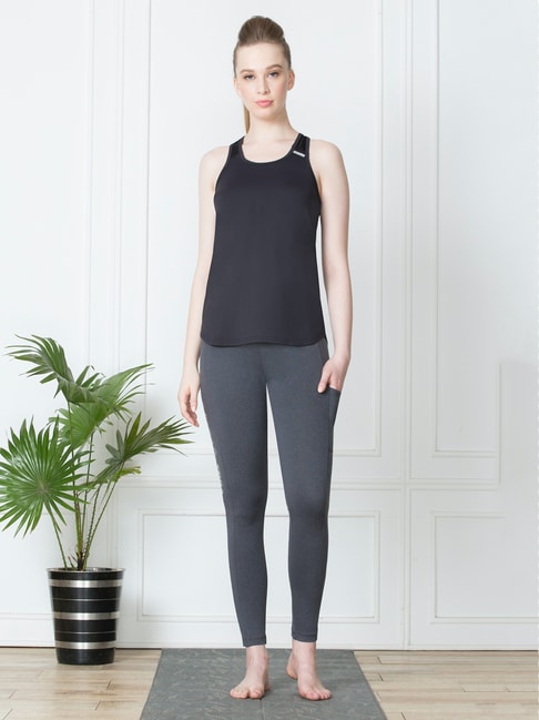 Buy Van Heusen Grey Slim Fit Yoga Pants for Women's Online @ Tata CLiQ