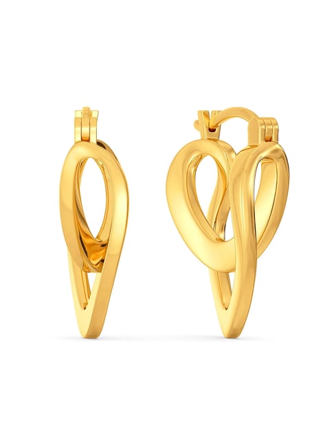 Melorra 18K Joli Petale Gold Earrings : Amazon.in: Fashion