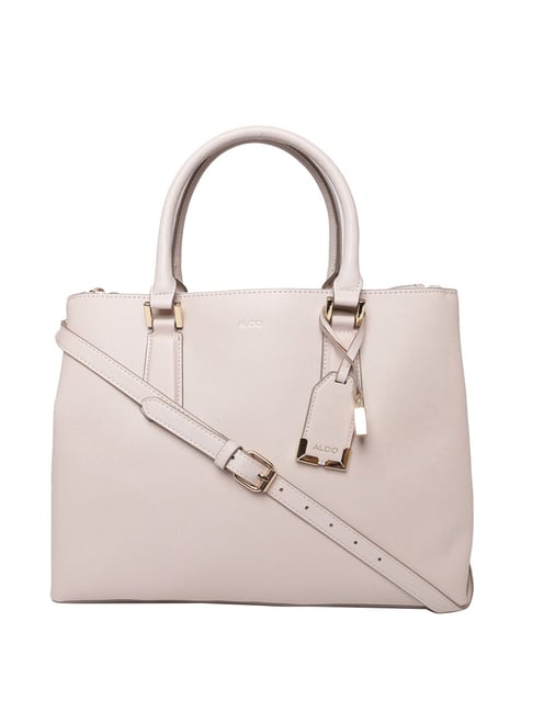 Aldo Cadewiel Bone Solid Medium Tote Handbag Price in India