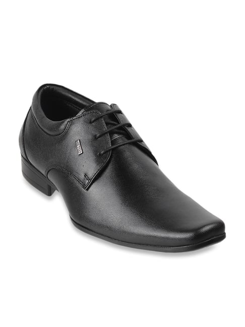 Metro Men's Black Derby Shoes