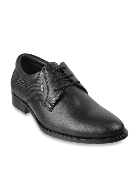 Metro Men's Black Derby Shoes