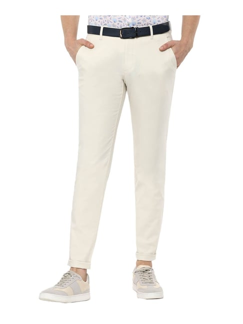Buy Louis Philippe Grey Trousers Online