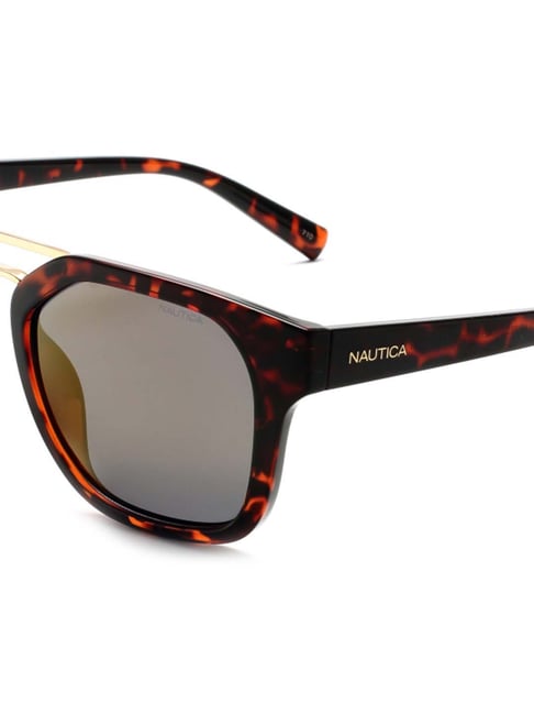 Amazon.com: Nautica Men's N5138S Polarized Aviator Sunglasses, Matte Black,  57-14-145 : Clothing, Shoes & Jewelry