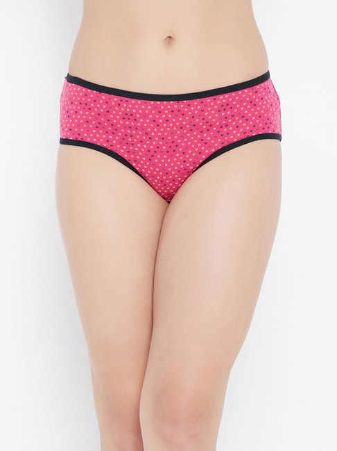 Buy Clovia Pink Printed Hipster Panty for Women Online @ Tata CLiQ