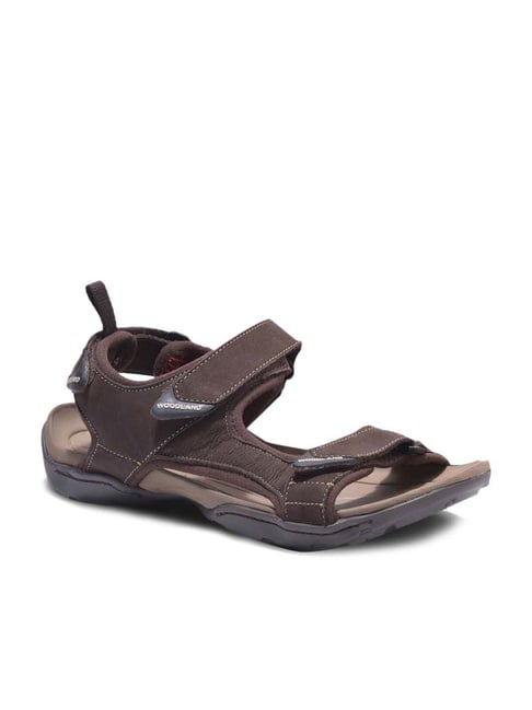 Woodland Men's Brown Floater Sandals