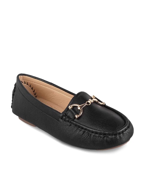 Tresmode Women's Black Comfort Loafers