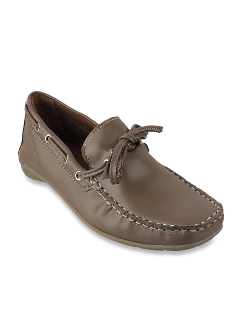 Catwalk Women's Taupe Boat Shoes