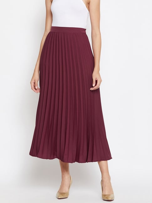 Maroon skirt online hotsell