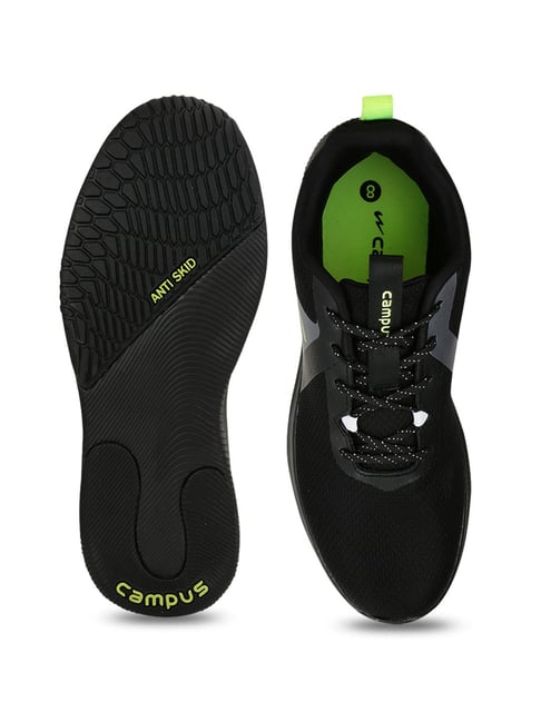 Buy Campus Men's Algeria Black Running Shoes for Men at Best Price