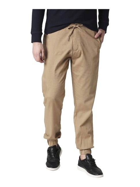 Buy Bewakoof Beige Cotton Regular Fit 