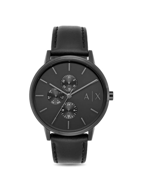 Armani Exchange Cayde AX2719 Black Dial Watch for Men