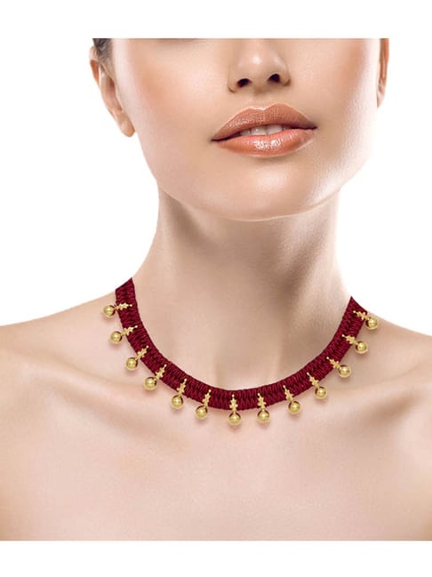 Gold Necklace Waman Hari Pethe Moti Collection Jewelry Necklaces