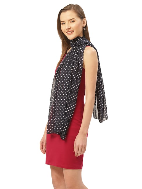 Trend Arrest Blue Printed Scarf