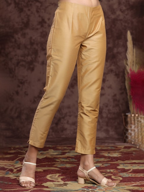 Buy Ruhr India Multi Color Dupion Ikat Raw Silk Pant Online  Aza Fashions