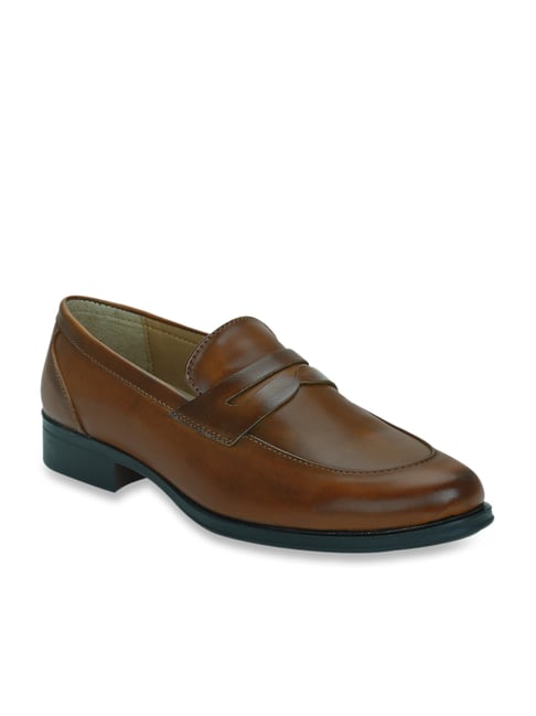 Get Glamr Men's Tan Formal Loafers