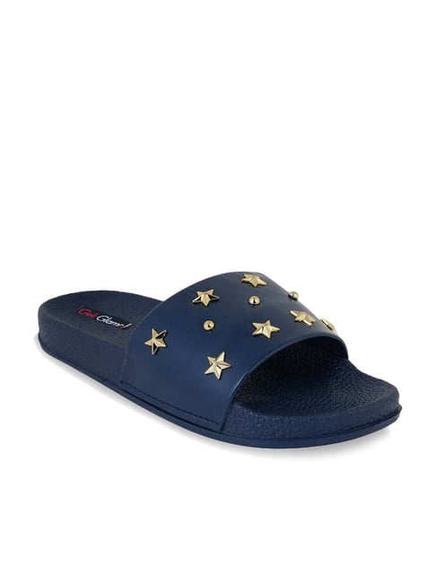 Get Glamr Women's Navy Casual Sandals