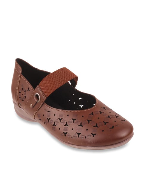 Catwalk Women's Rustic Brown Mary Jane Shoes