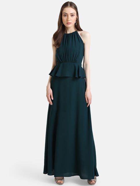 Kazo Green Maxi Dress Price in India