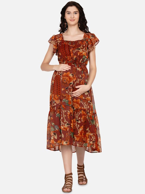 brown mini strapless dress Cocoa Faux Leather Strapless A-line Mini Dress