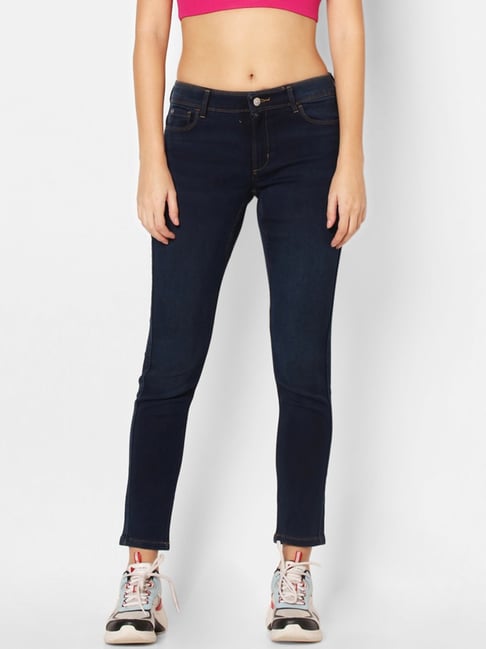 Only Dark Blue Lightly Washed Jeans