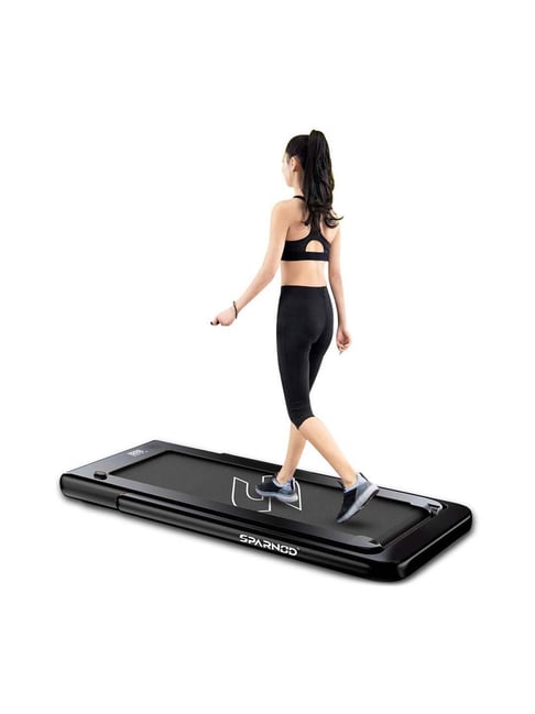 Sparnod Fitness Black STH-3030 4 HP Peak 2 in 1 Foldable Treadmill for Home-Sparnod Fitness-Footwear-TATA CLIQ