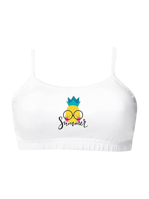 D'chica Kids Multicolor Cotton Bras - Pack of 2