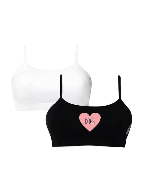 Buy D'chica Kids Multicolor Cotton Bras - Pack of 2 for Girls Clothing  Online @ Tata CLiQ