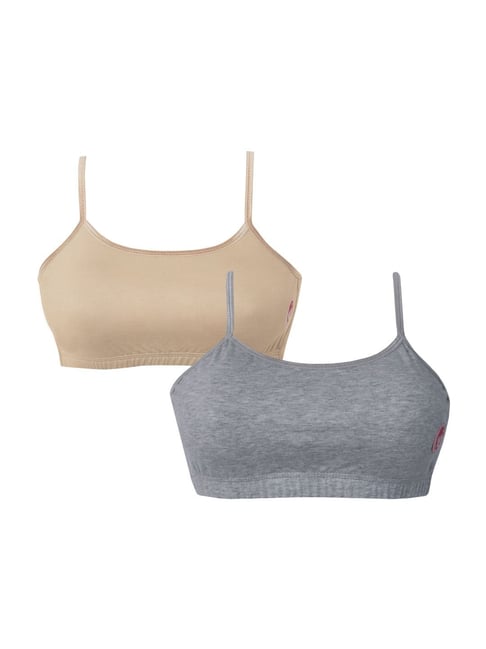 Buy D'chica Kids Multicolor Cotton Bras - Pack of 2 for Girls Clothing  Online @ Tata CLiQ