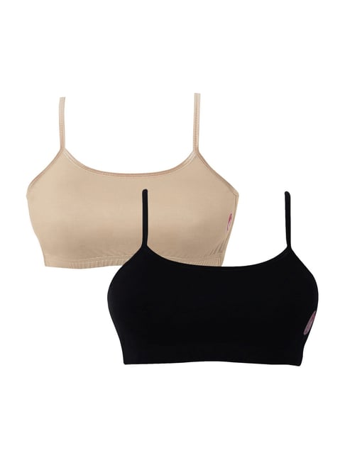 Buy D'chica Kids Multicolor Cotton Bras - Pack of 2 for Girls Clothing  Online @ Tata CLiQ