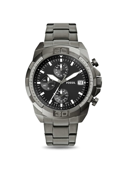 Buy Fossil Diamond Analog Black Dial Mens Watch (FS4159) Online