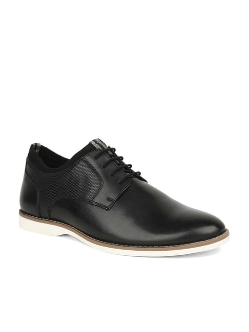 Bata Men's Black Derby Shoes