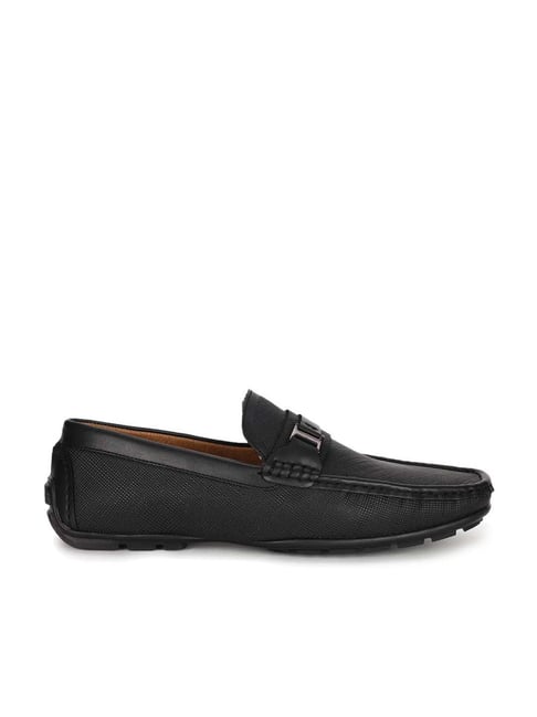 Bata Men's Black Casual Loafers