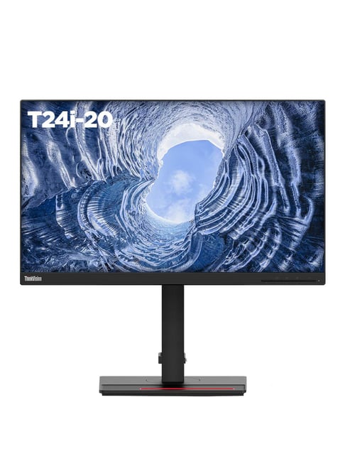 Lenovo ThinkVision T24i-20 61F7MAR1WW 60.45 cm (23.8 inch) Full HD Monitor (Black)