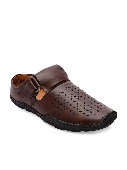 Giorgio Men's Brown Fisherman Sandals-picture-34