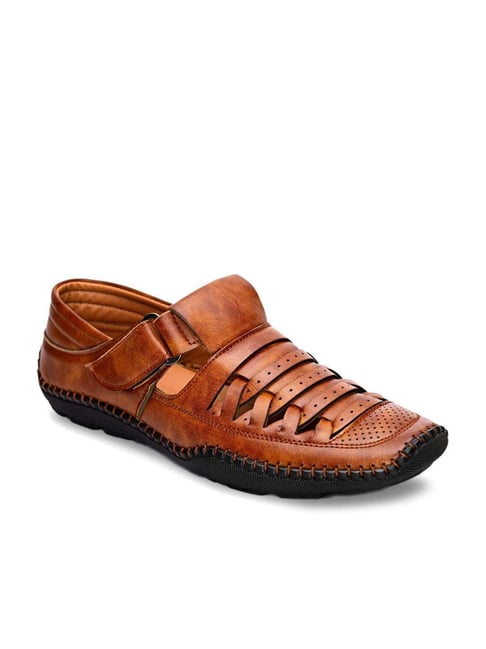 Giorgio Men's Tan Fisherman Sandals-picture-16