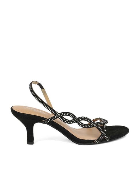 Black patent leather sandals low outlet heel