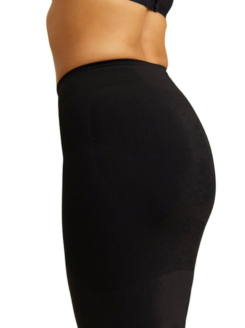 Nykd Saree Shapewear Petticot for Women - Black