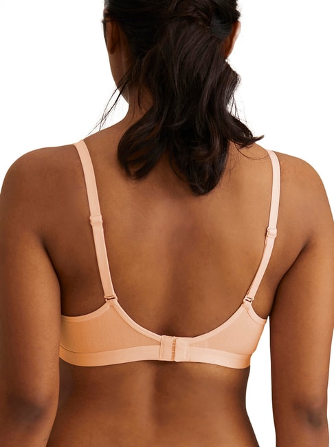 Buy Nykd Breathe Cotton T-Shirt Bra - Padded, Wireless - Nude for Women  Online @ Tata CLiQ