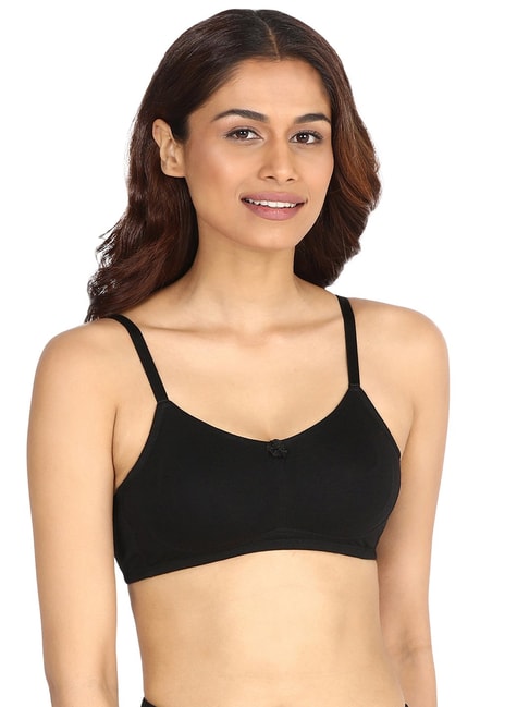 Buy Nykd Cotton Soft Cup Hold Me Up T-Shirt Bra - Wireless - Black for  Women Online @ Tata CLiQ
