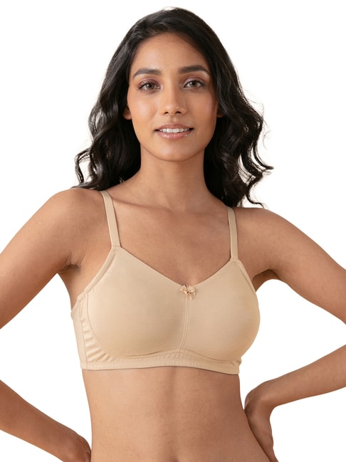 Buy Nykd Cotton Soft Cup Hold Me Up T-Shirt Bra - Wireless - Nude for Women  Online @ Tata CLiQ