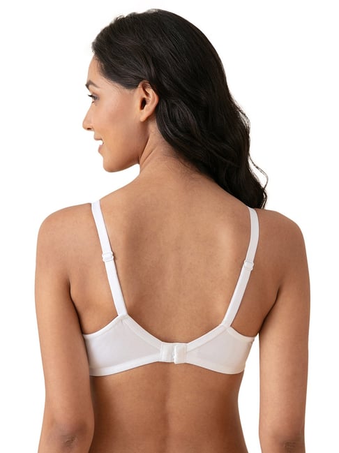 Nykd Cotton Soft Cup Hold Me Up T-Shirt Bra - Wireless, Full Coverage -  White