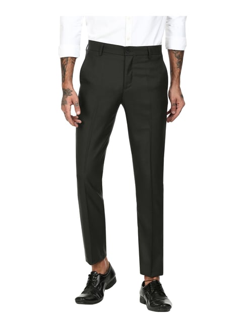 Buy Excalibur London Light Brown Slim Fit Flat Front Trousers for Mens  Online @ Tata CLiQ