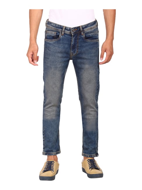 Buy Colt Blue Cotton Regular Fit Jeans for Mens Online @ Tata CLiQ
