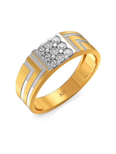 Buy Joyalukkas 18k Gold & Diamond Ring for Men Online At Best Price