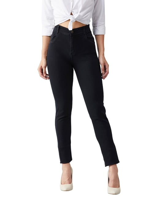 DOLCE CRUDO Black Slim Fit Jeans-picture-20