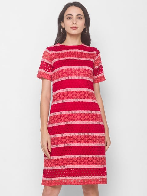 Globus Multicolor Lace Dress Price in India