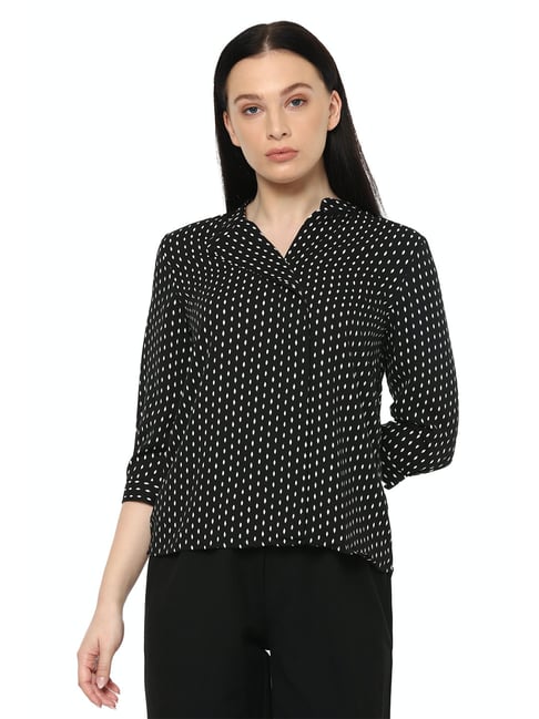 van heusen polka dot shirt