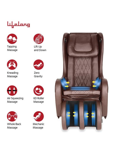Buy Lifelong LLM549 Recliner Massager (Brown) Online At Best Price